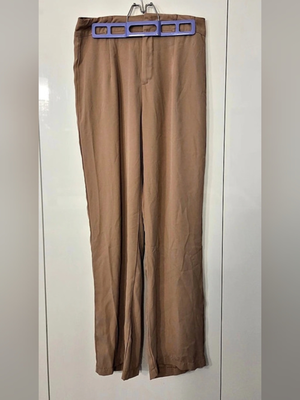 SHEIN Wide Leg Pants in Brown Size Large Like New